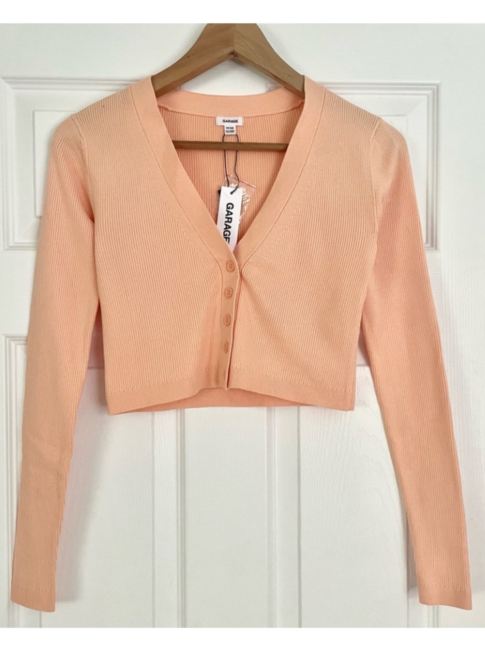 NWT Garage Cropped Button Up Cardigan Size XS